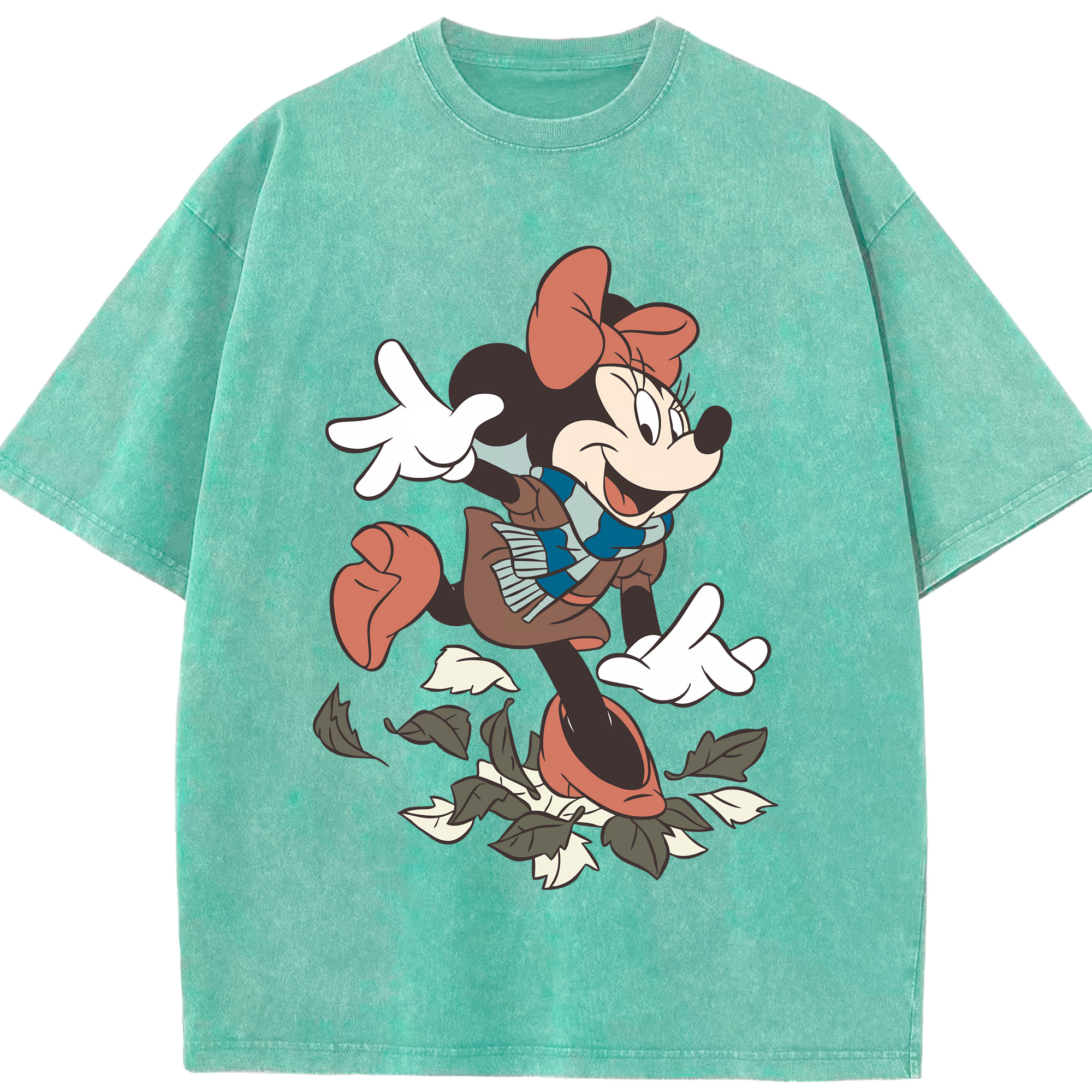 （画像用） ミッキーマウス Mickey Mouse 綿100% ヴィンテージ風 半袖Tシャツ（フロントプリント）